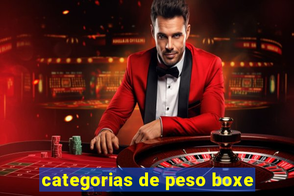 categorias de peso boxe